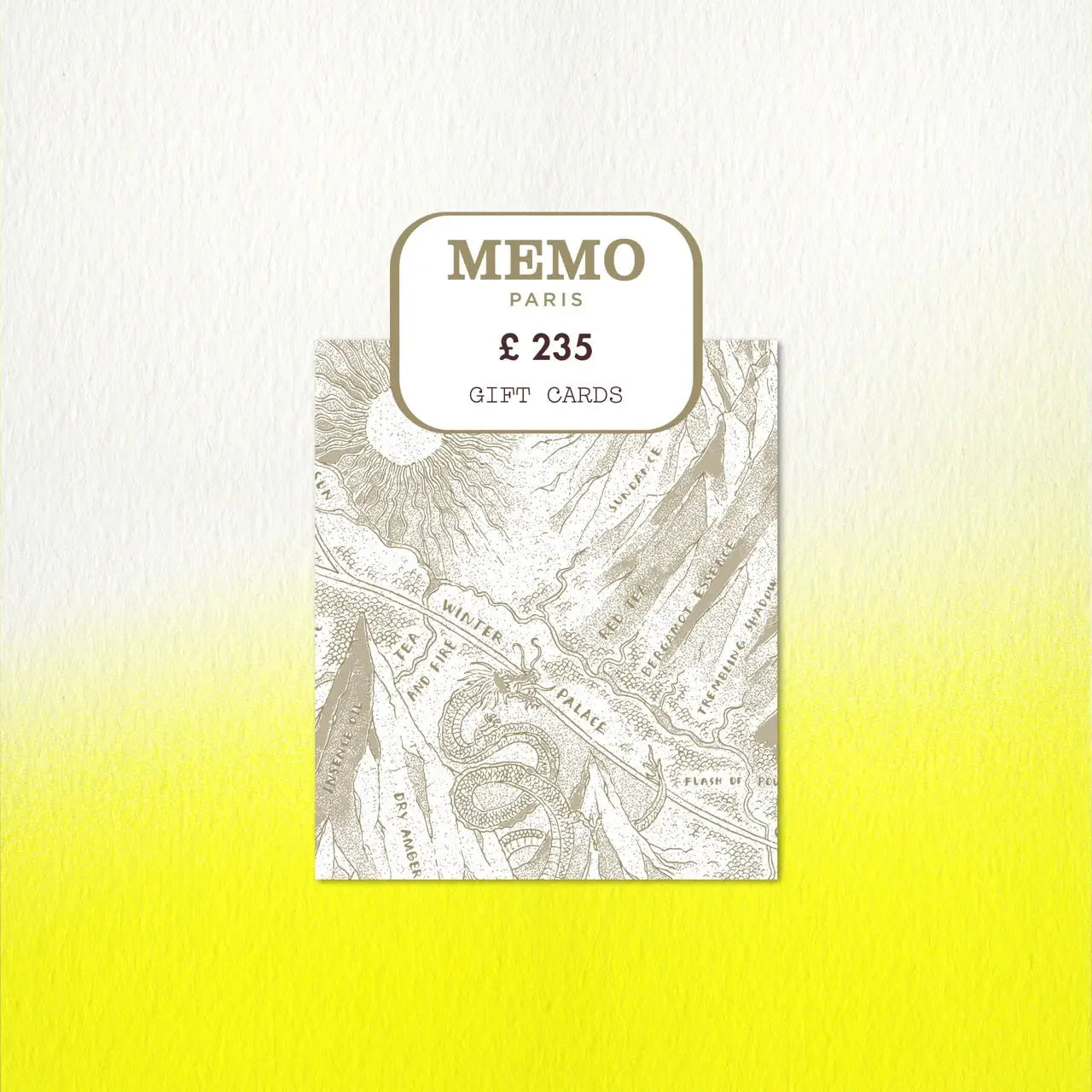 Gift card - Memo Paris