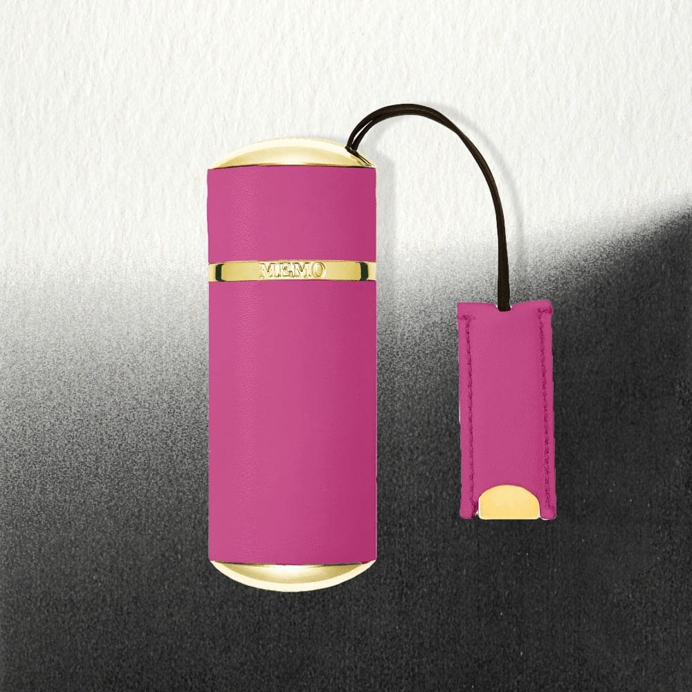 Pink sky - Travel case | Refillable Sky Leather Case | Memo