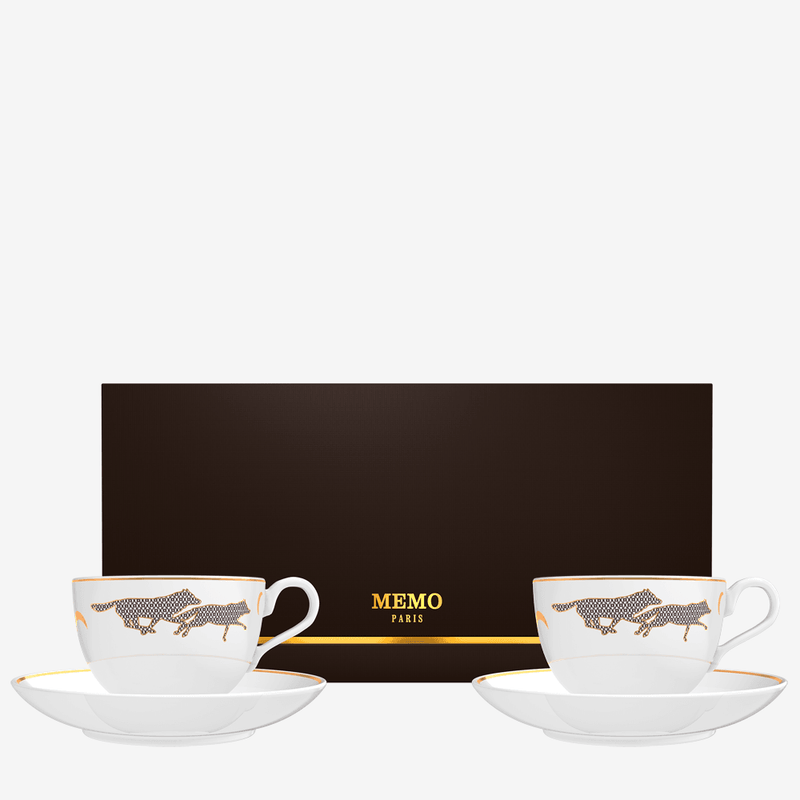 Russian Leather - Tea cups - Scented candle | Memo Paris
